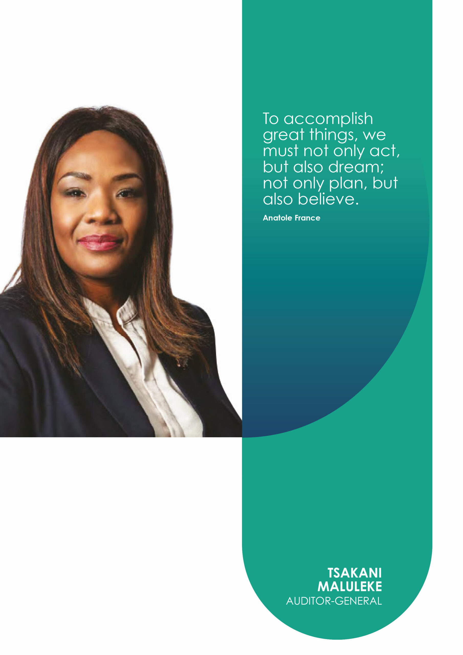Auditor-general Tsakani Maluleka